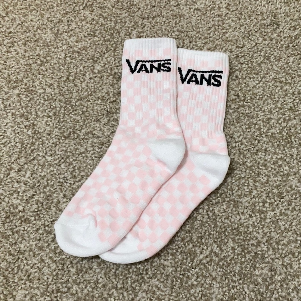 Pink and White Socks